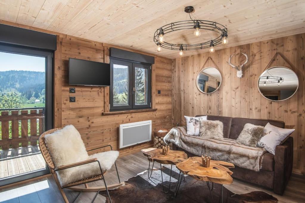 Charmant Chalet Cosy & Paisible En Pleine Nature - Refuge Idyllique Pour 5P Жерарме Екстер'єр фото